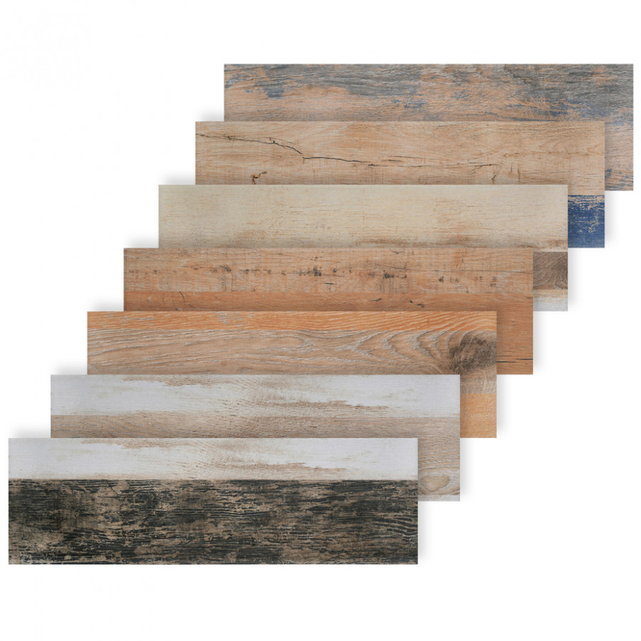 Керамогранит 60x19 Colorwood матовая многоцветная Cersanit