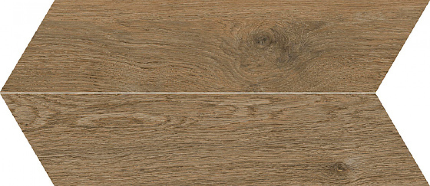 Керамогранит 54x11 Ossimori Chevron Marrone Extra Matt (18 шт R9SY Ragno