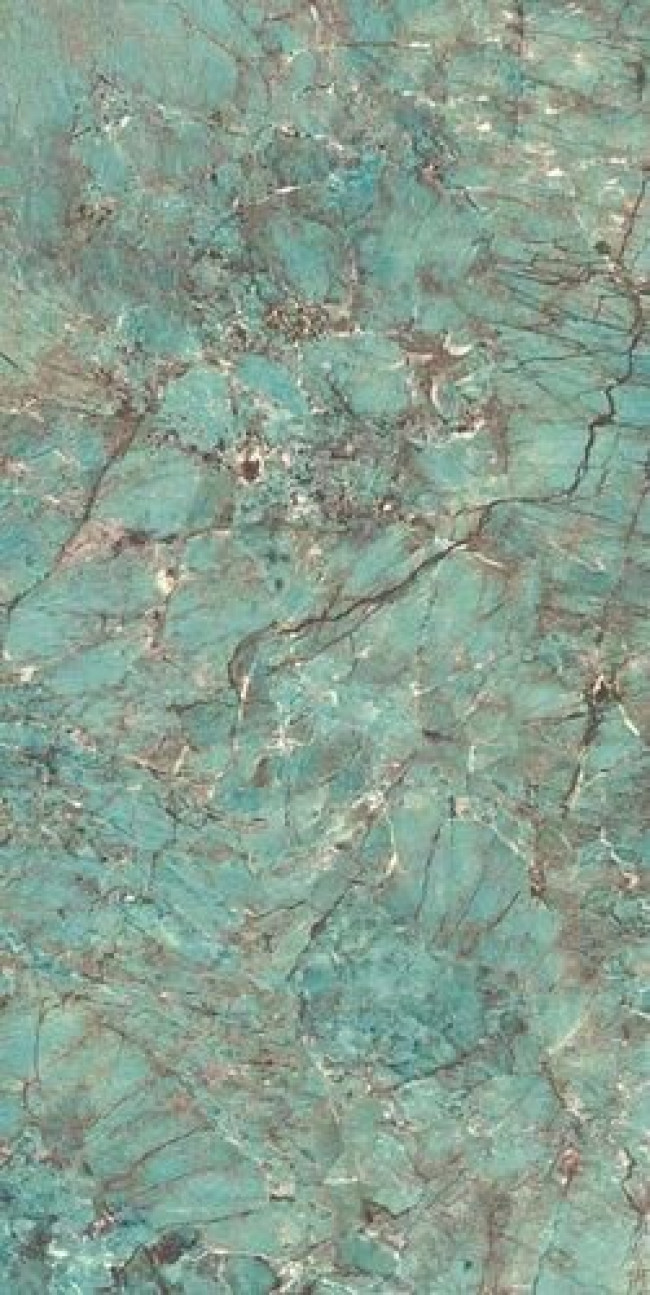 Плитка Etoile Illusion Glossy Ret 761778 глянцевая бирюзовый мрамор 120x60 6мм Rex Ceramiche
