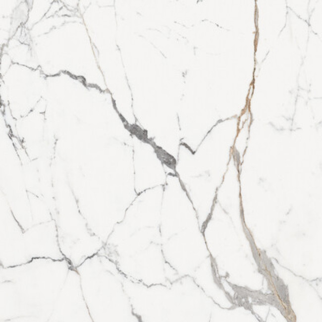 Плитка Origines De Rex Or Glossy R 769962 глянцевая белый мрамор 120x120 6мм Rex Ceramiche