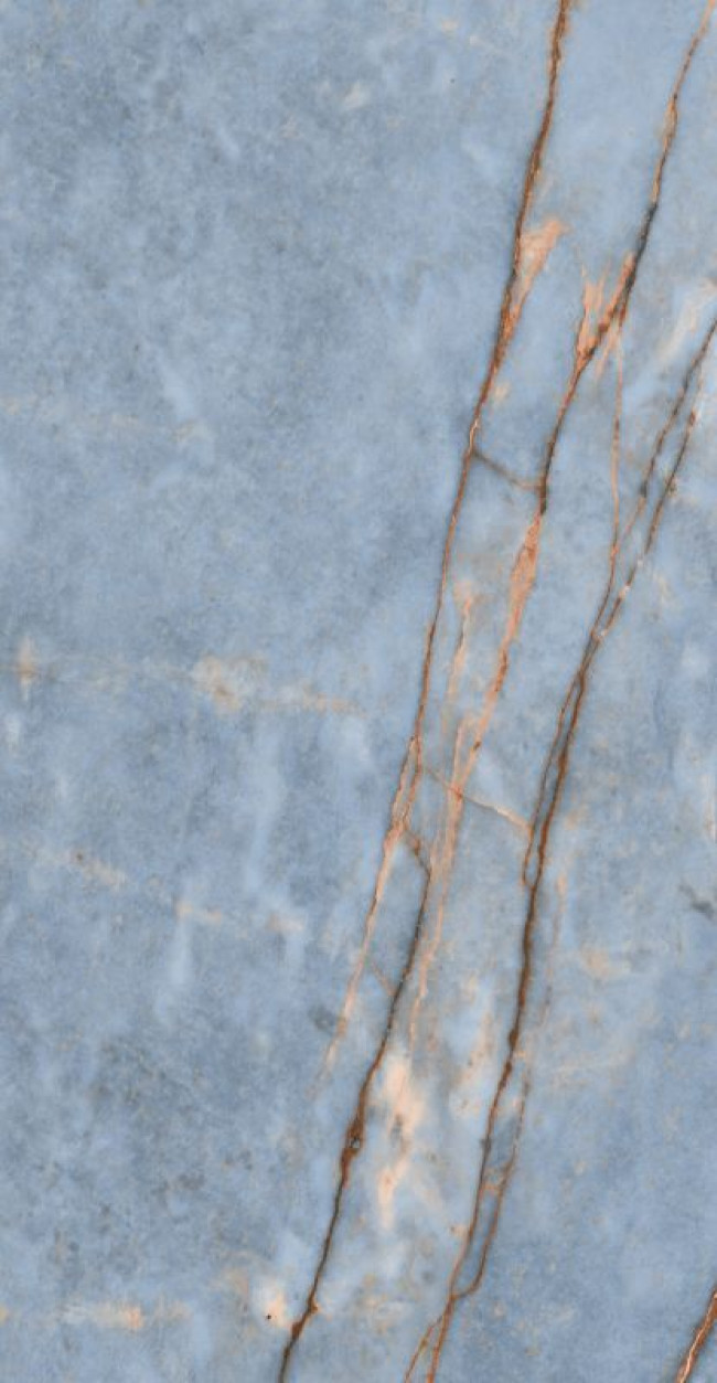 Плитка Heritage Luxe Azure Glossy Ret 775048 глянцевая голубой мрамор 120x60 9мм Rex Ceramiche