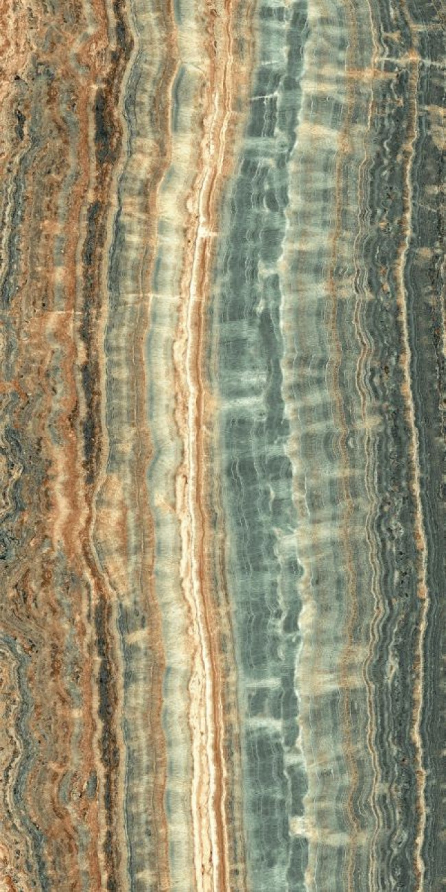 Плитка Eccentric Luxe Mint Glossy Ret 778841 глянцевая зеленый, мультиколор камень, мрамор 120x60 9мм Rex Ceramiche