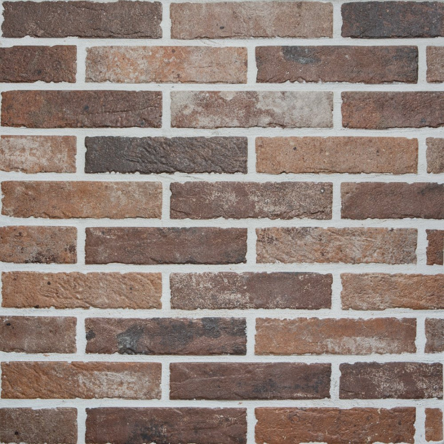 Керамогранит 25x6 Trbc Old Red Brick матовая коричневый под кирпич Rondine
