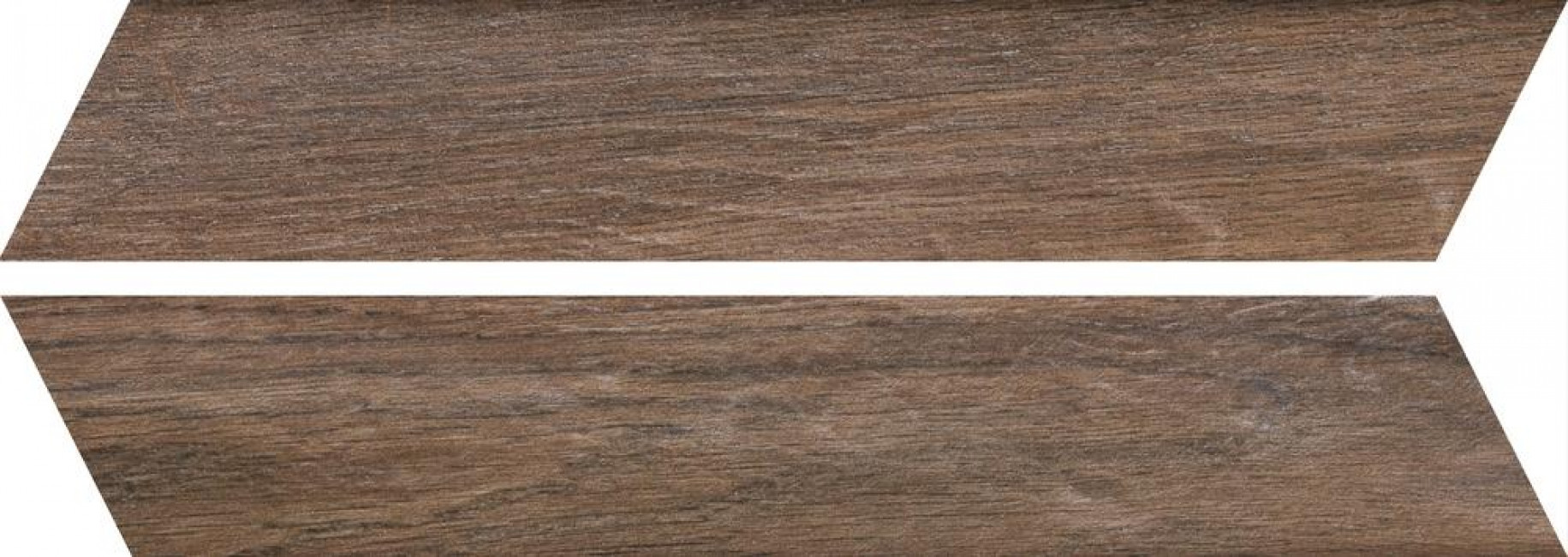 Керамогранит 41x8 Vntg Brune Chevron 0,88 Box сатинированная коричневый дерево Rondine