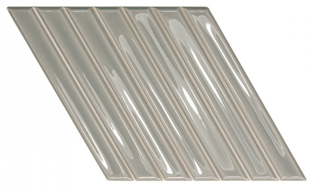 Плитка настенная 25.9x15 Spike Bars A Mineral Grey Gloss 135013 Wow