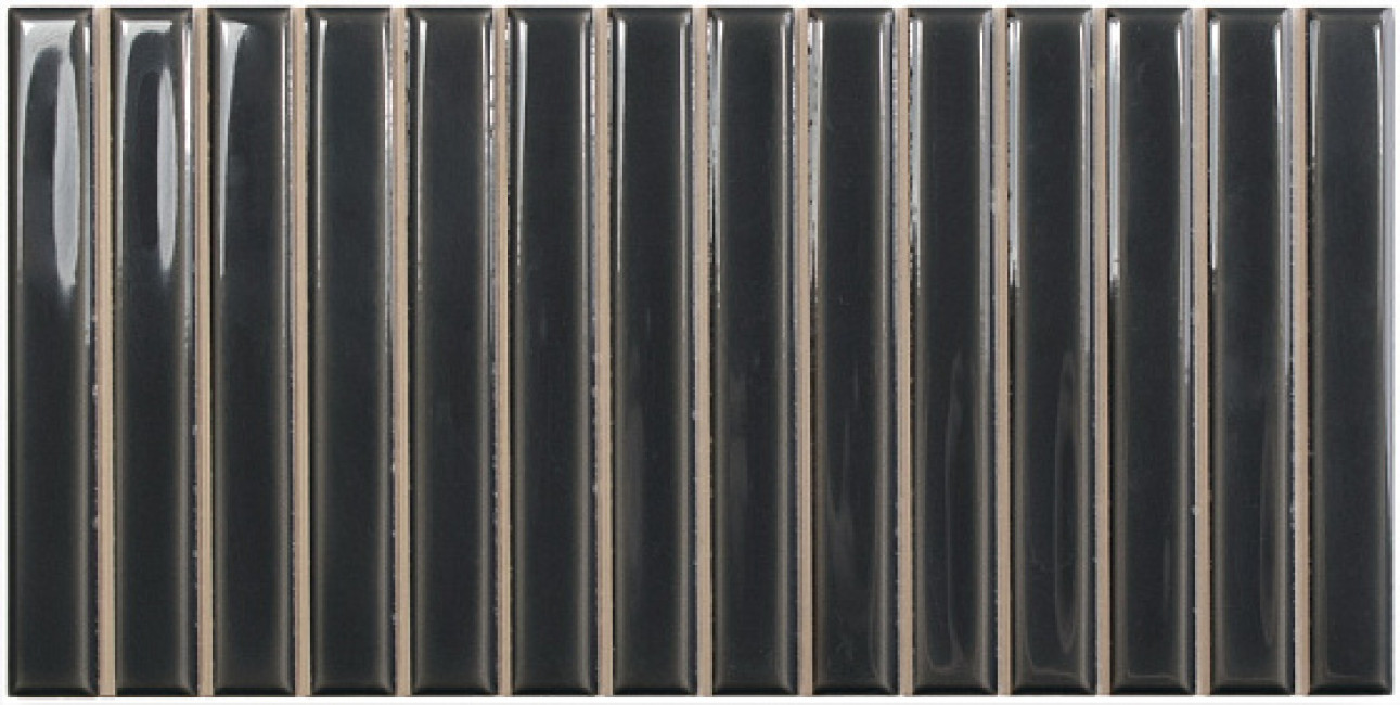 Плитка настенная 25x12.5 Sweet Bars Ebony 128704 Wow