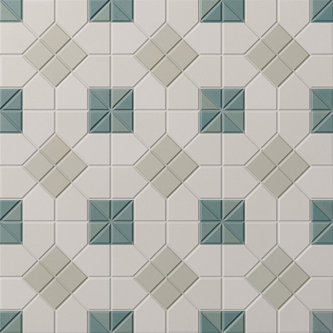 Керамогранит 28x28 Tesserae Suit Marino 127476 Wow