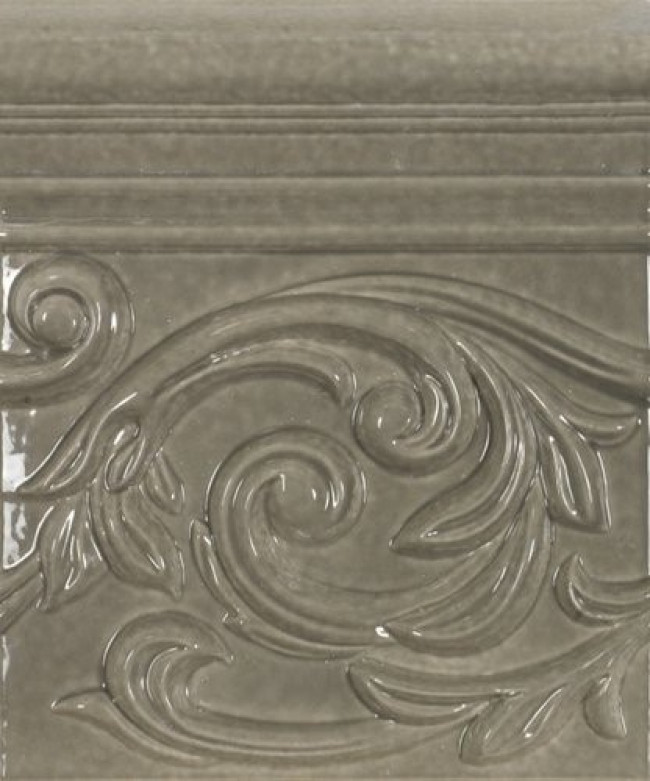 Плитка 18x15 Decor Poesia Lead глянцевая светло-серый Ape