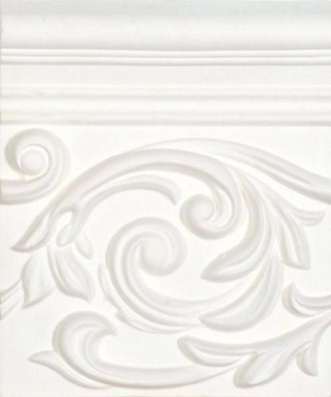 Плитка 18x15 Decor Poesia White глянцевая белый Ape