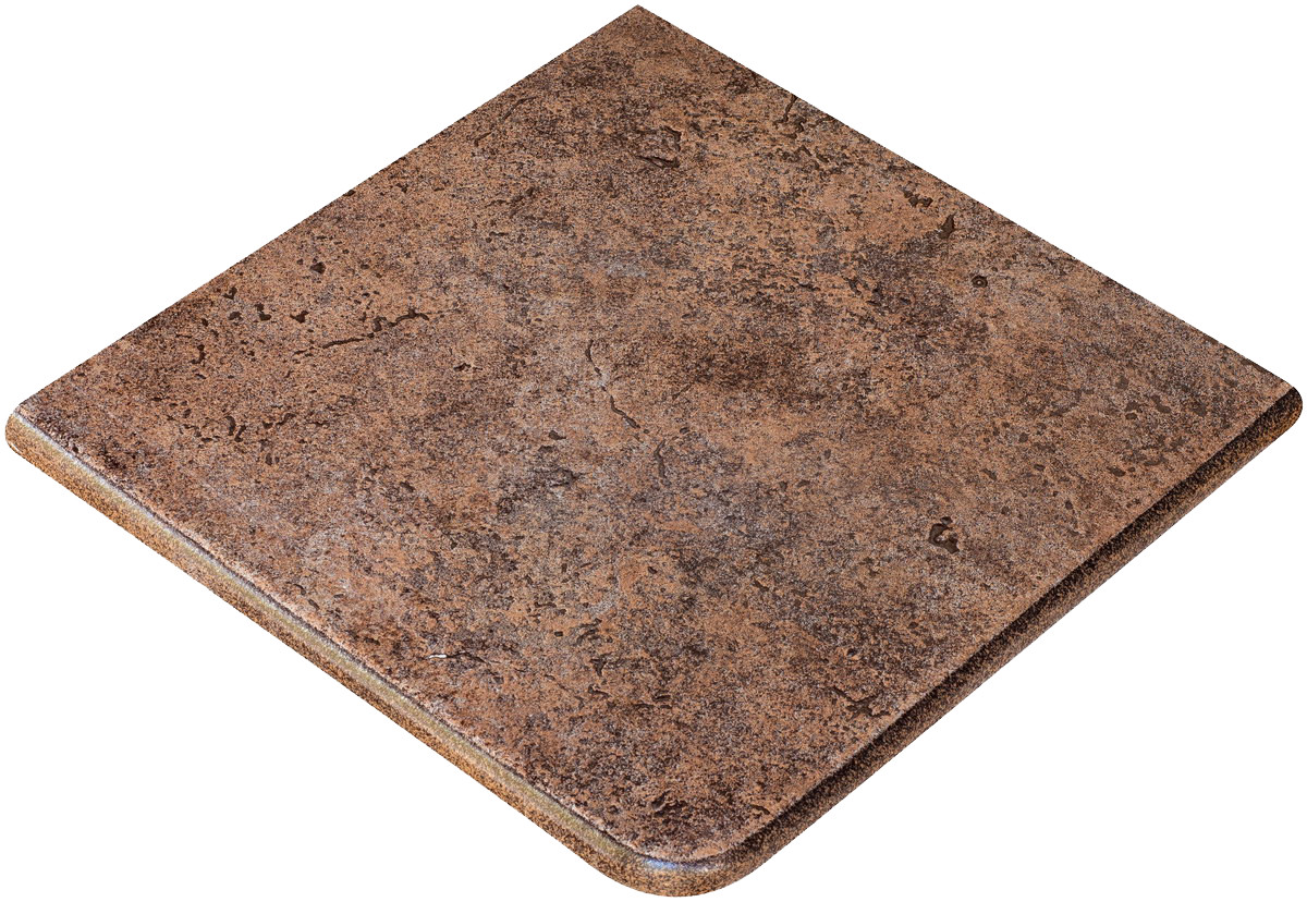 Ступень угловая 34x33 Metalica Cartabon Fior. Purple матовая Exagres