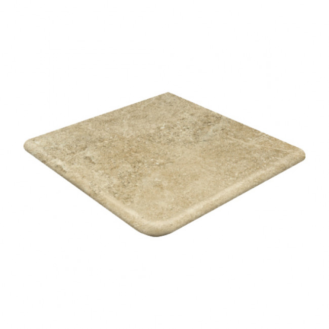 Ступень угловая 33x33 Petra Anti Slip Round. Ocre противоскользящая Gres de Aragon