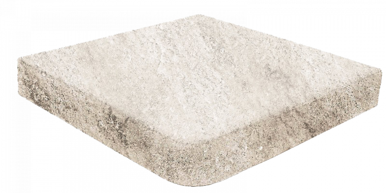 Ступень угловая 32x32 Evolution White противоскользящая Gresmanc