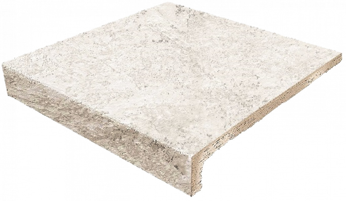 Ступень фронтальная 32x31 Evolution White противоскользящая Gresmanc