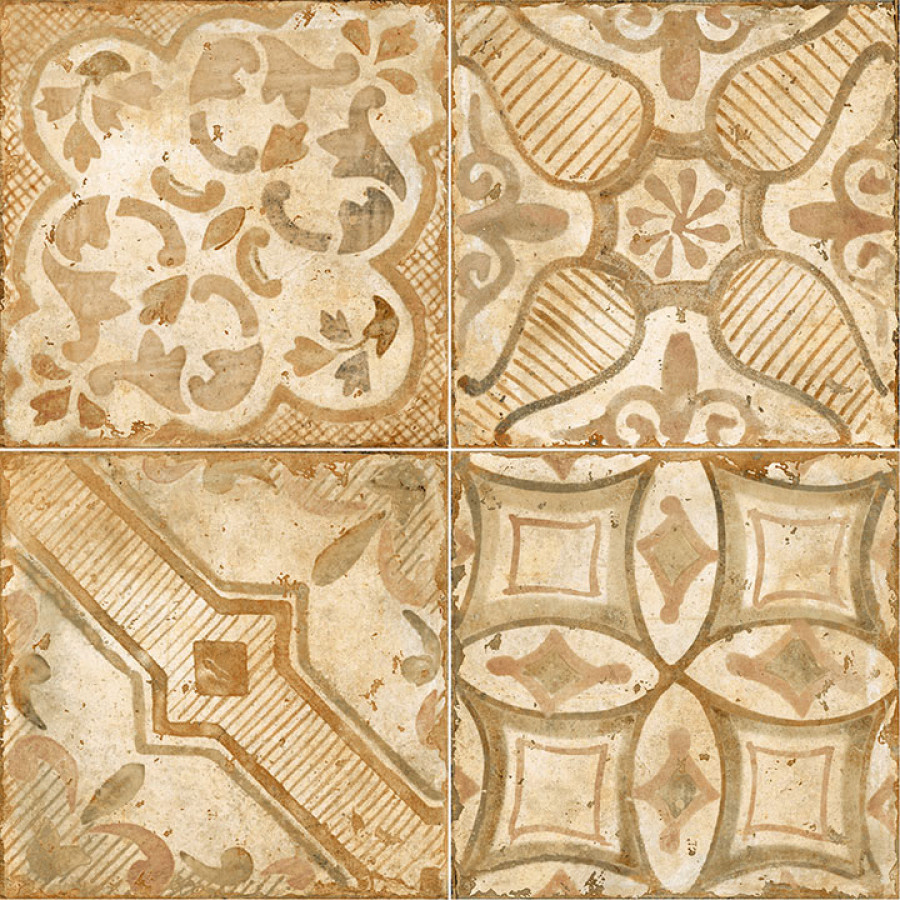 Декор 30x30 Materia Decoro Patch Mix Warm Rosso матовая NovaBell