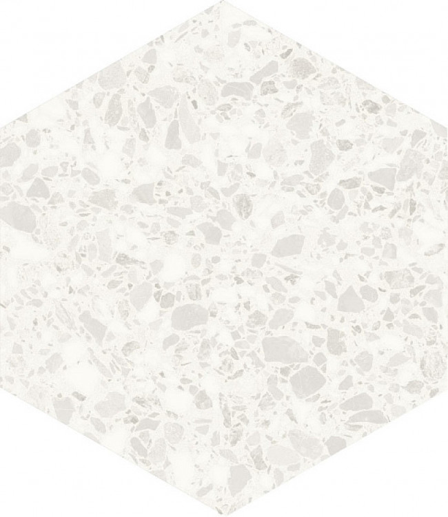 Керамогранит 37x32 Terrazzo White 123380 DNA Tiles
