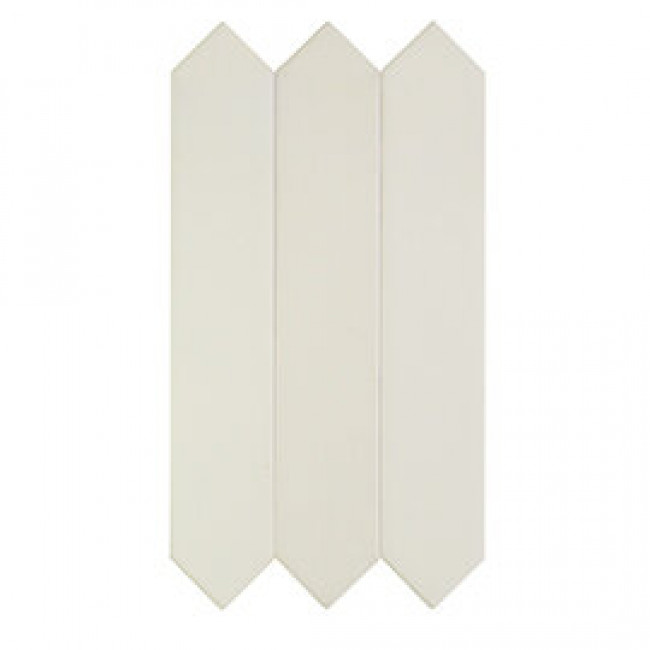 Плитка Candy Crayon White 128396 матовая белый однотонная 24x4 DNA Tiles