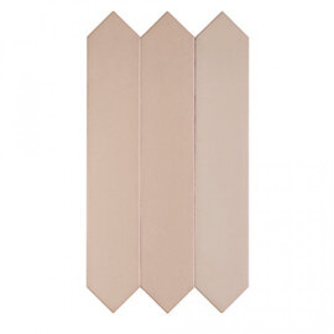 Плитка Candy Crayon Pink 128399 матовая розовый однотонная 24x4 DNA Tiles