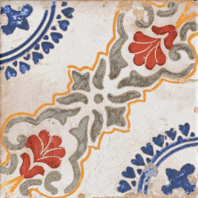 Керамогранит 20x20 Ornament 10002 Matt матовая бежевый Alpas Cera