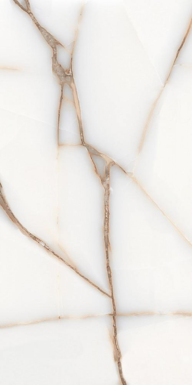 Керамогранит 120x60 Favorite Onyx White Glossy Ппх полированная кремовый оникс Bluezone