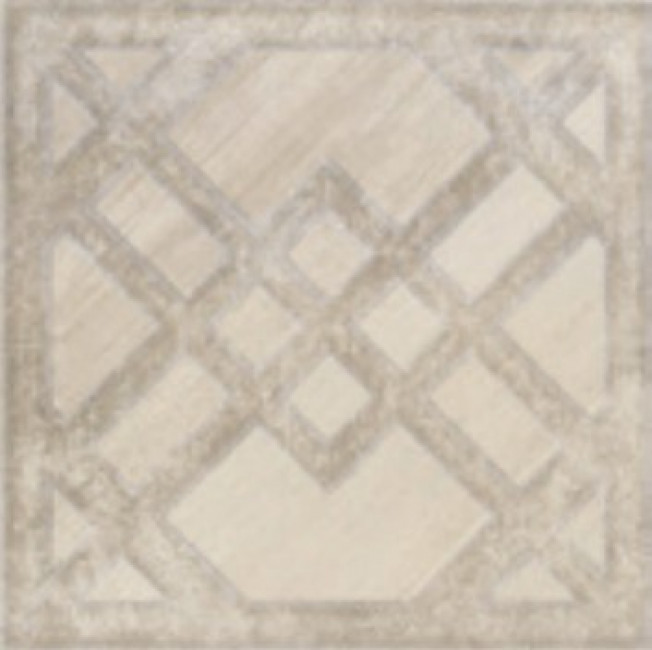 Керамогранит 20x20 Antiq.geometrie Ivory матовая кремовый дерево Cerdomus