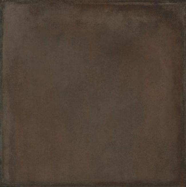 Керамогранит 40x40 Crete Bronzo матовая темно-коричневый бетон Cerdomus