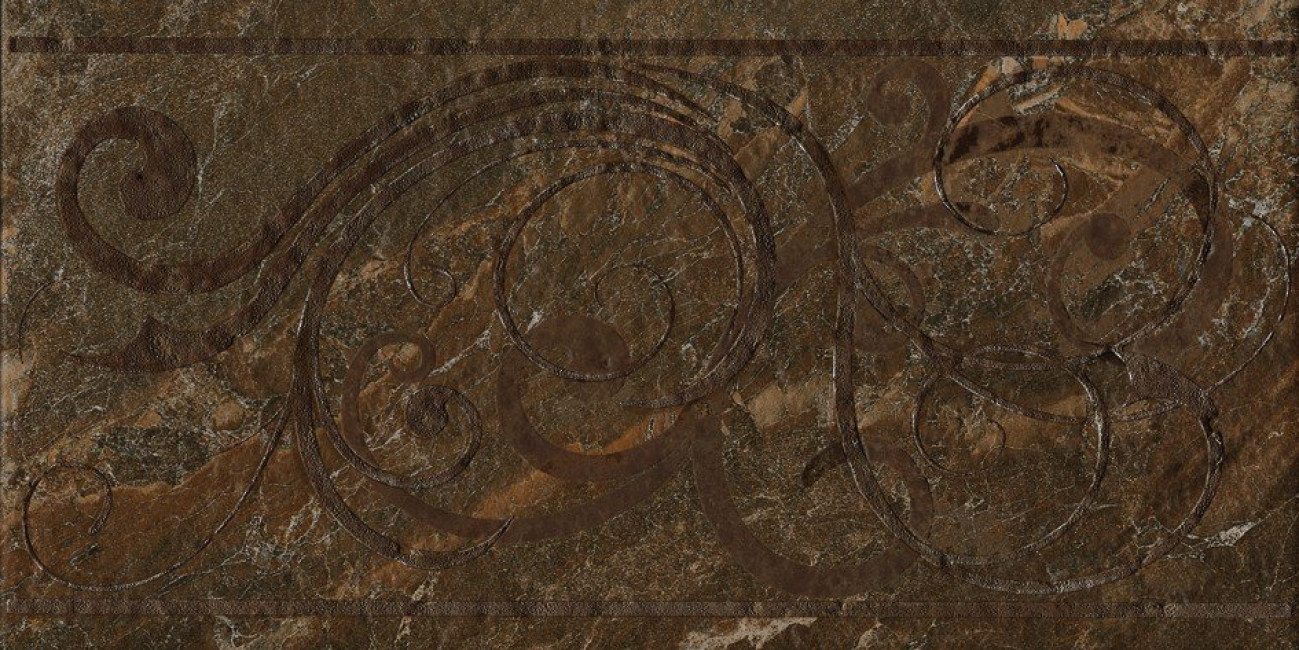 Керамогранит 40x20 Dome Fsc.classic Сharcoal матовая коричневый камень Cerdomus