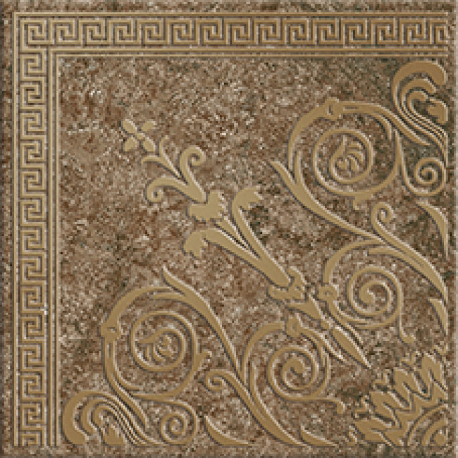 Керамогранит 20x20 Dynasty Ang.lux Rust матовая коричневый камень Cerdomus