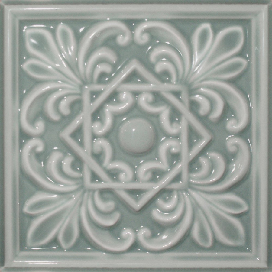 Плитка 15x15 Classic 1 Sea Spray глянцевая голубой Cevica