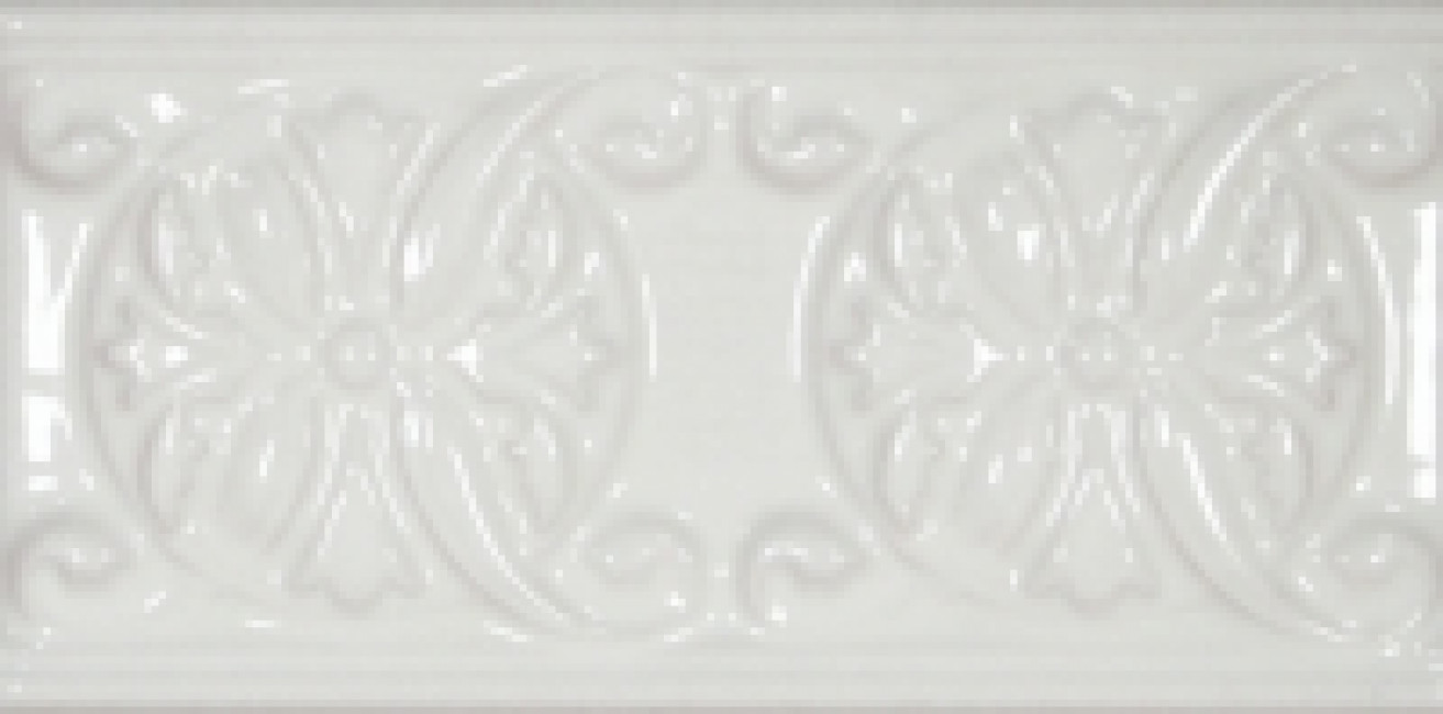 Плитка 15x8 Classic 10 White Zinc глянцевая белый Cevica