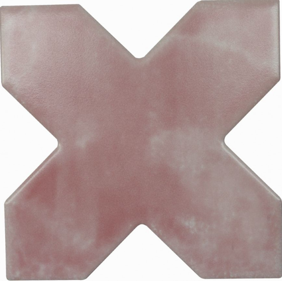 Керамогранит 13x13 Becolors Cross Coral матовая розовый Cevica