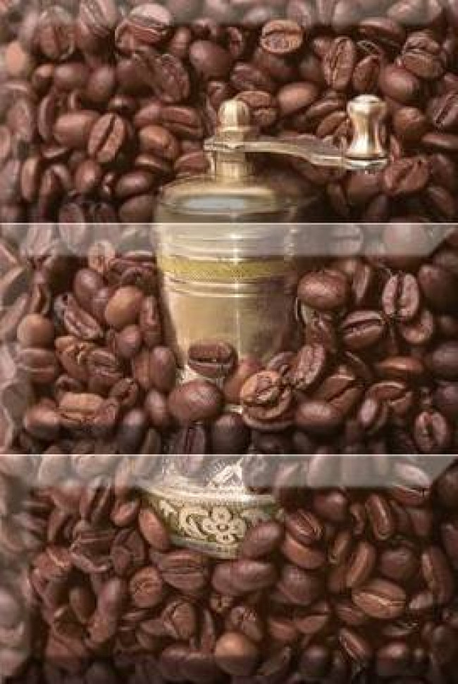 Керамический декор ABC0000047 Composicion Coffee Beans 01 30x20 для стен глянцевая Absolut Keramika