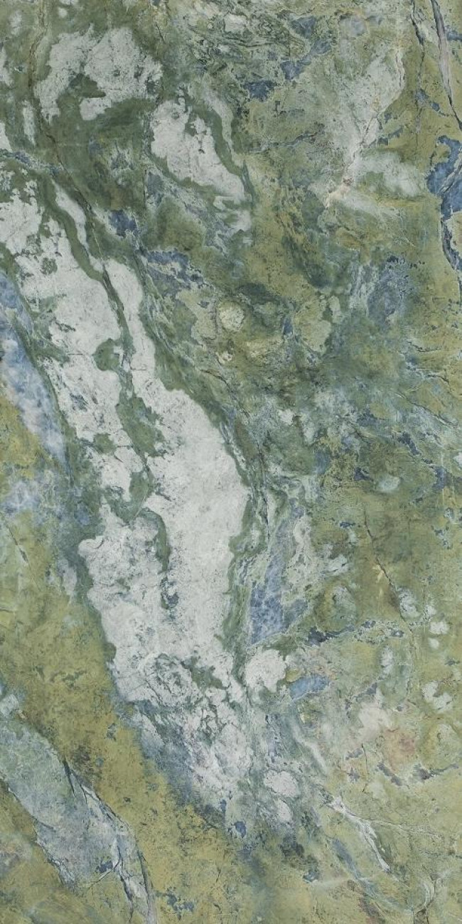 Керамогранит 120x60 Paradise Rain Forest Green Polished Rec. полированная зеленый мрамор Etili Seramik