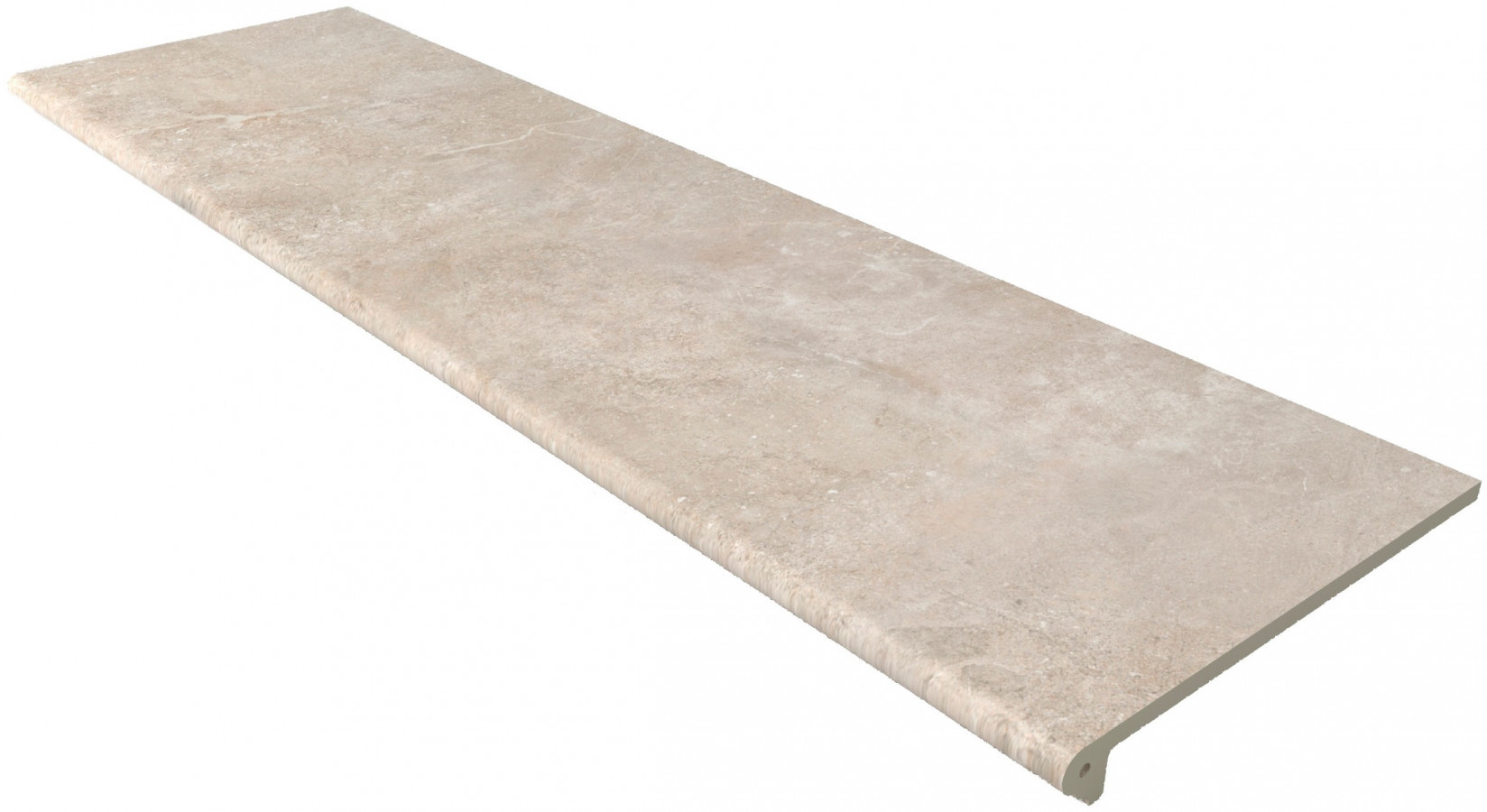 Клинкер 120x30 Peldaño Redondo 120 Petra Beige Liso матовая бежевый камень Gres Aragon