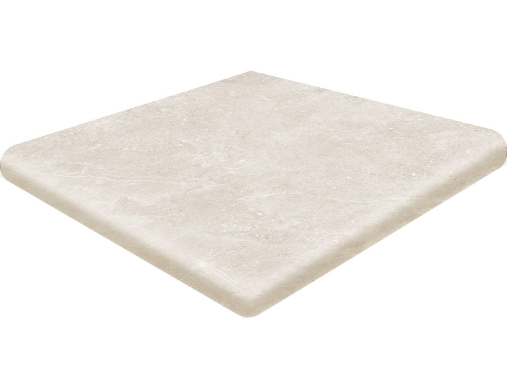 Клинкер 33x33 Esquina Redonda Petra Crema Antidesl. матовая бежевый камень Gres Aragon