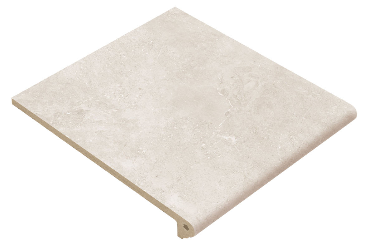 Клинкер 33x30 Peldaño Redondo 30 Petra Crema Antides. матовая бежевый камень Gres Aragon