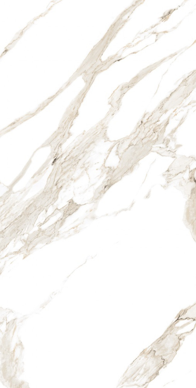 Керамогранит 120x60 Statuario Carara Glossy R полированная белый мрамор 9мм Gresant