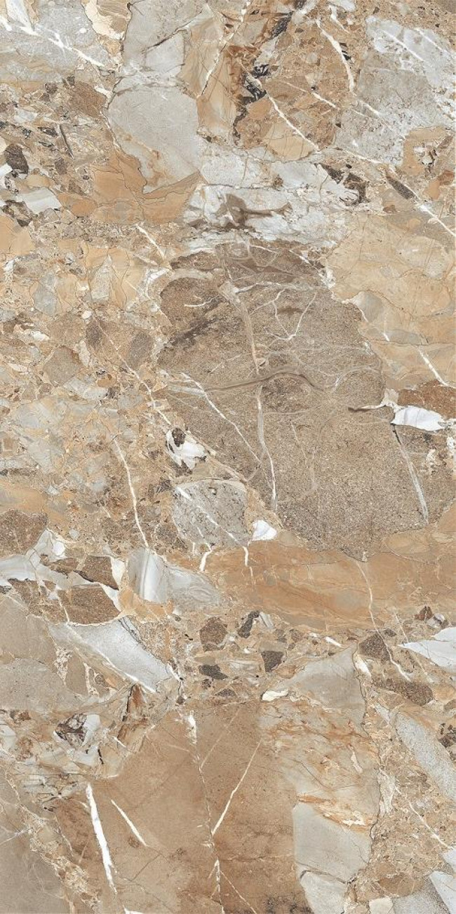 Керамогранит 120x60 Agile Brown Matt+Carving Ппх матовая бежевый мрамор Italica