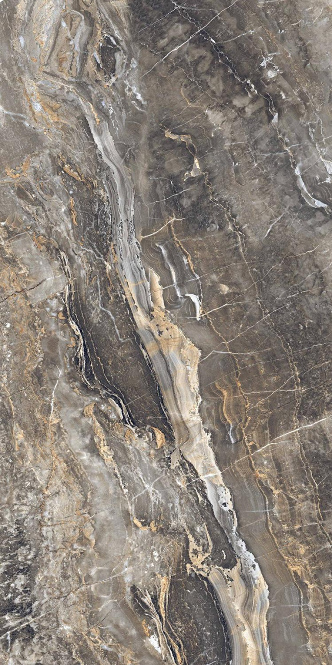 Керамогранит 120x60 Crown Marble Polished Ппх полированная коричневый мрамор Italica