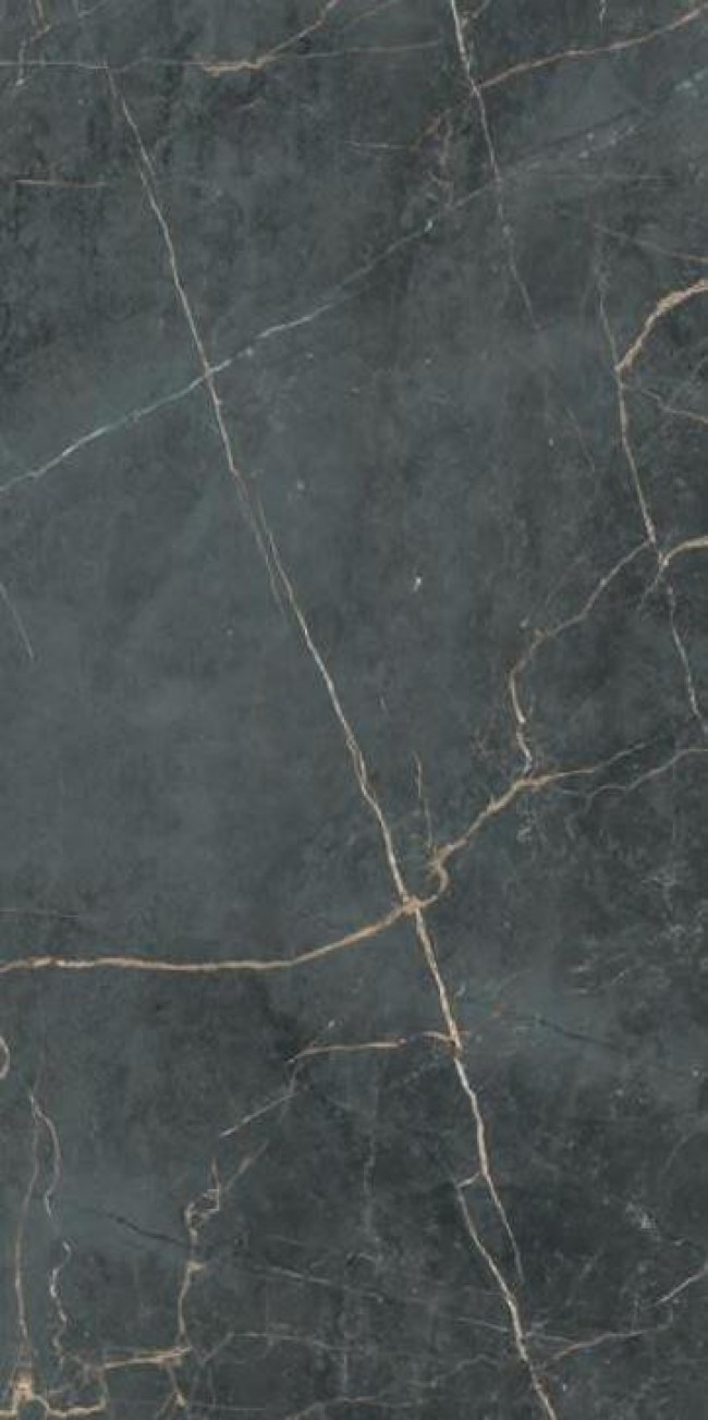 Керамогранит 120x60 St Laurent Reactive 3D Rett матовая черный мрамор La Fenice