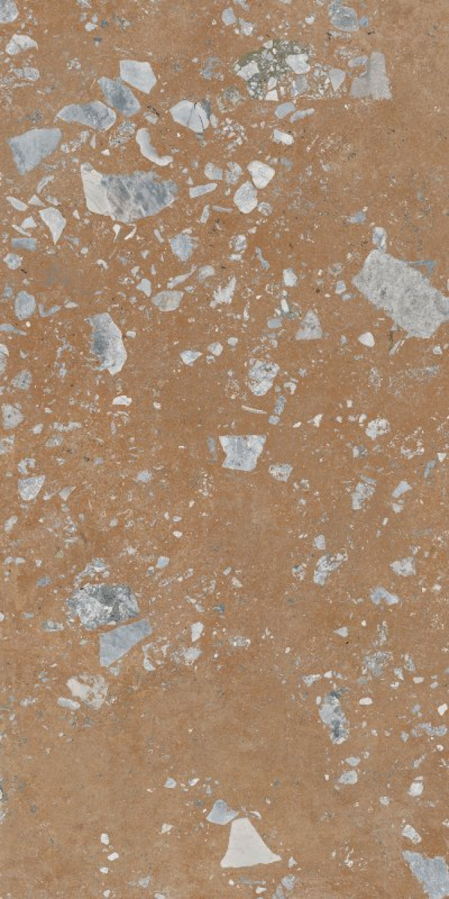 Керамогранит 120x60 Ys Earth Bubble Rett матовая терракотовый бетон Pastorelli