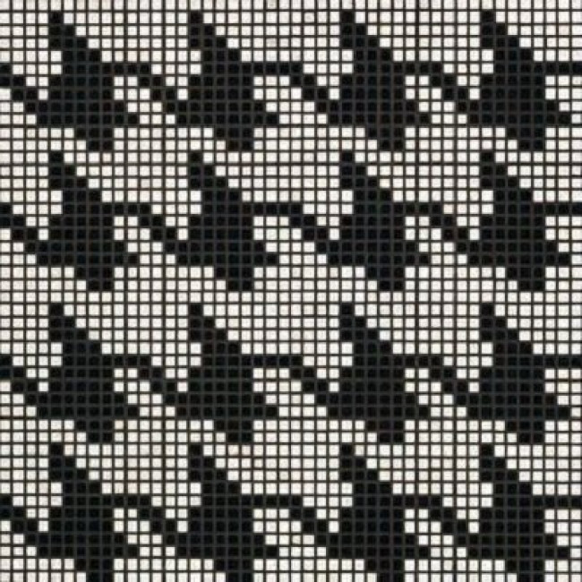Плитка Pied De Poule Nero 06004543Sl 29x29 4мм Bisazza