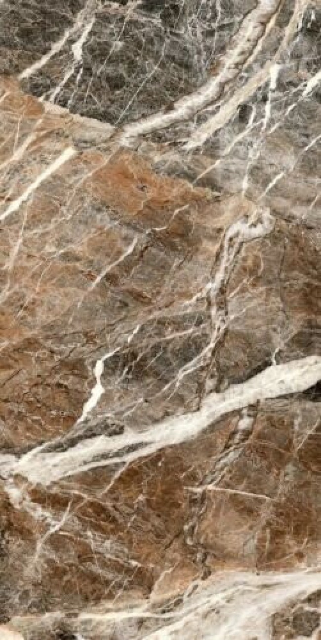 Плитка Nature Mood Mountain Peak Glossy Ret 775103 глянцевая мультиколор, коричневый мрамор 120x60 9мм Casa Dolce Casa