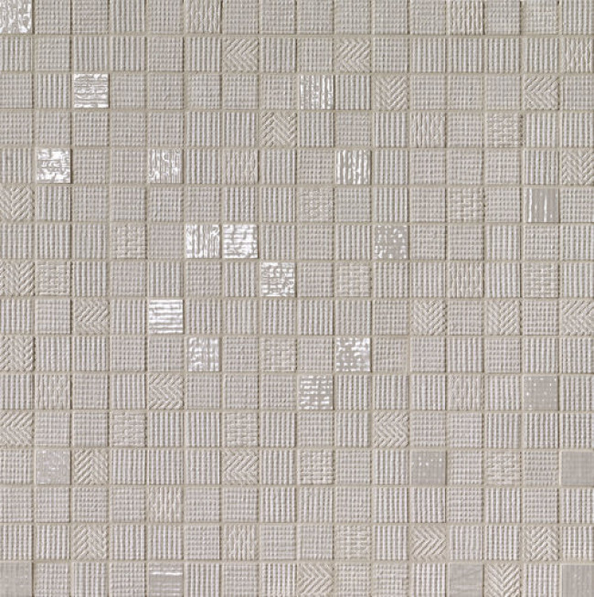 Плитка Milano&wall Grigio Mosaico Fnvl серый 31x31 9мм Fap Ceramiche