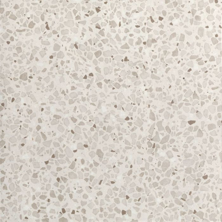 Плитка Glim Bianco Matt R10 Frmi матовая серый, белый терраццо, камень 60x60 Fap Ceramiche