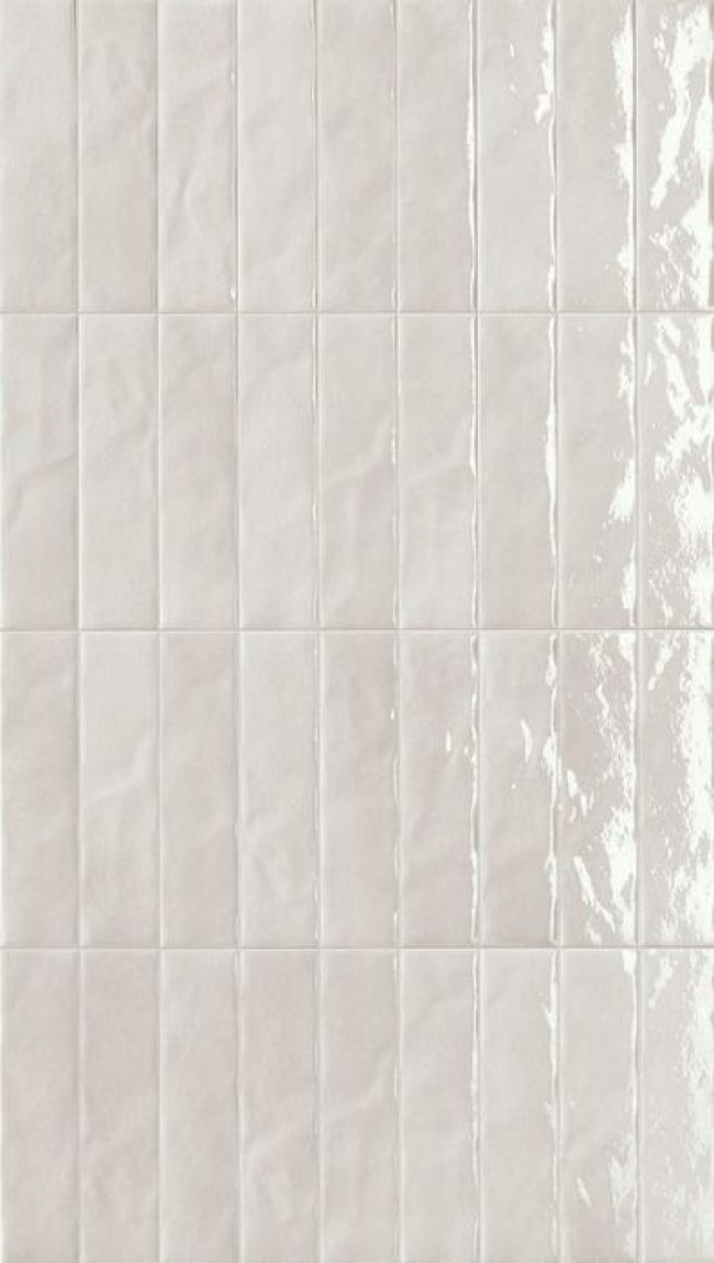 Плитка Glim Ghiaccio Brillante Frmr глянцевая белый однотонная, краска, штукатурка 24x6 Fap Ceramiche