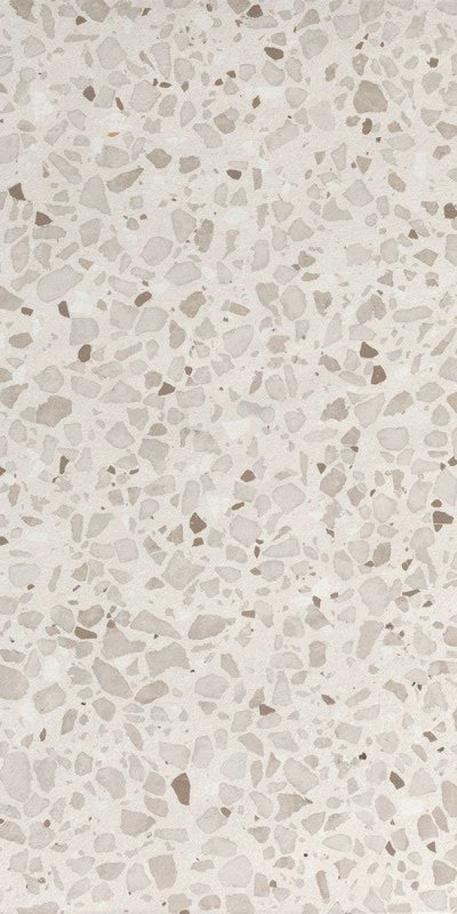 Плитка Glim Bianco Matt R10 Frxx матовая серый, белый терраццо, камень 60x30 Fap Ceramiche