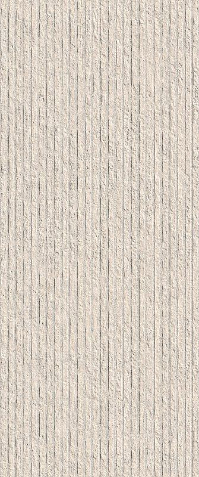 Плитка Nobu Row White Matt Frxr с рельефом, 3d камень 120x50 11мм Fap Ceramiche