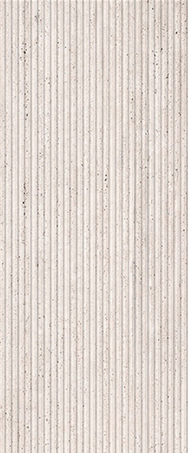 Плитка Materia Classica Groove Bianco Matt Ftp1 3d белый травертин, терраццо, камень 120x50 Fap Ceramiche