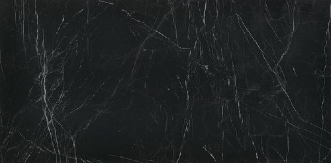 Плитка Roma Diamond 150 Nero Reale Brillante Fnef глянцевая черный мрамор 150x75 10мм Fap Ceramiche