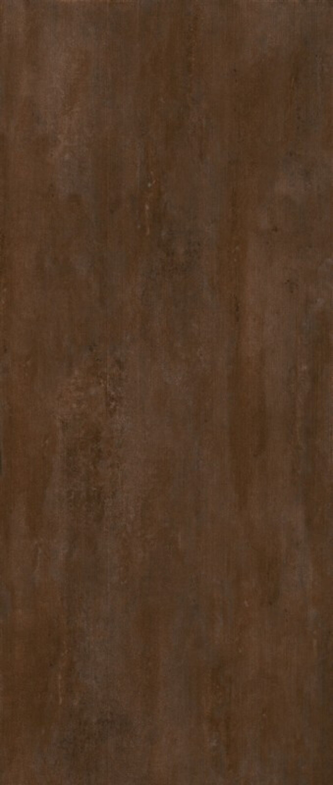 Плитка Metal Corten Stu Rett 780668 матовая коричневый металл 300x120 3мм Florim Skin